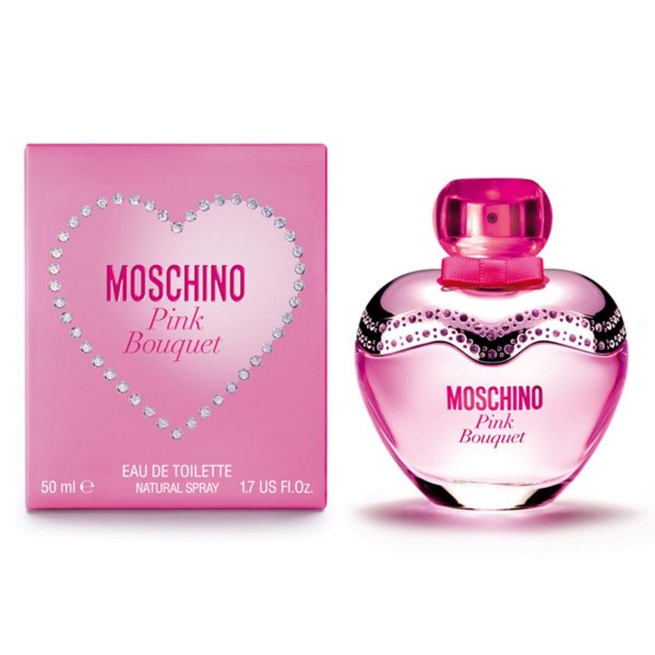 Moschino pink bouquet eau de toilette 50ml vaporizador