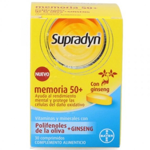 Supradyn Memory 50+ 30 Comprimidos