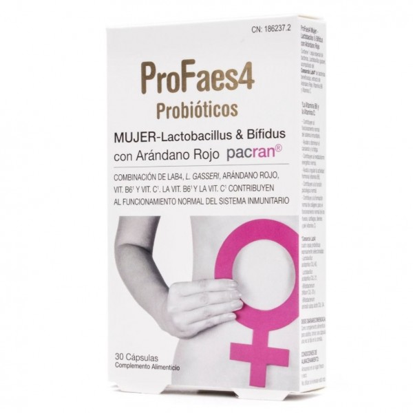 ProFaes4 Probioticos Mujer 30 Cápsulas