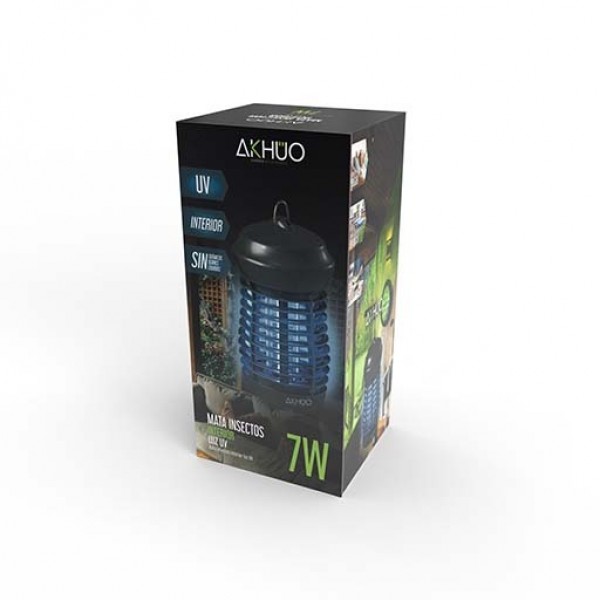Lampara uv. matainsectos 7w. 25m2