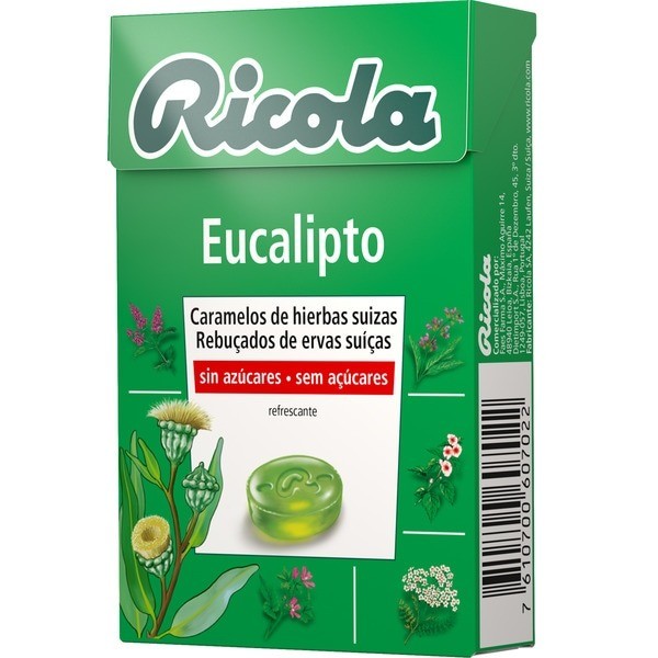 Ricola Caramelos Eucaliptu Sa 50 g