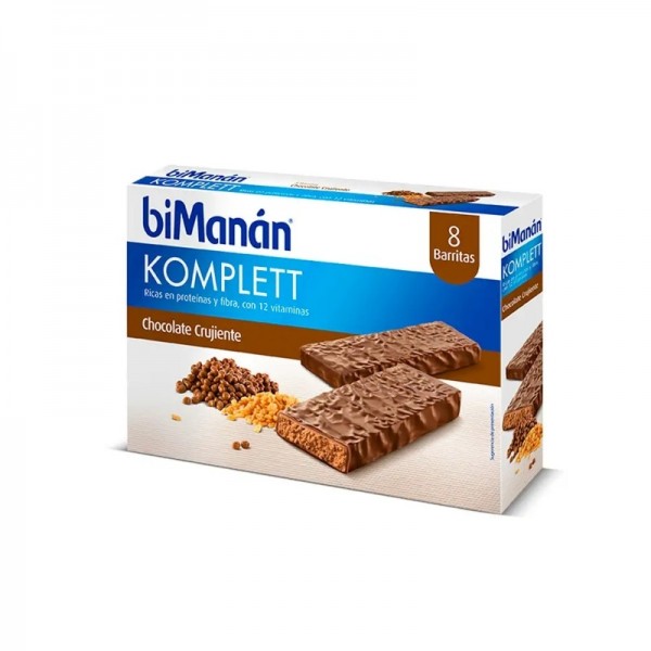 Bimanan Bekomplett Chocolate Crujiente 8 Barritas