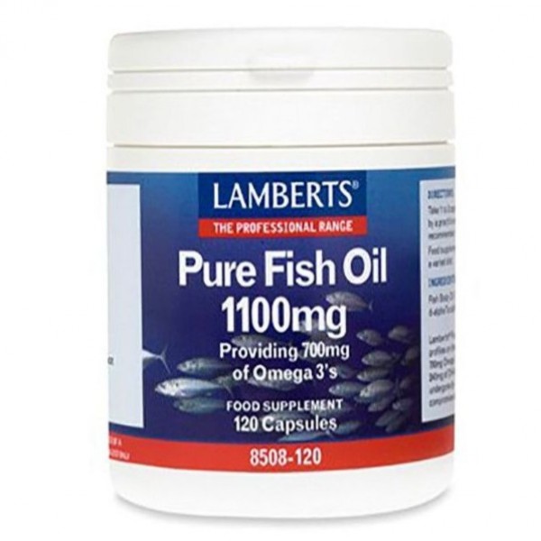 Aceite de Pescado Puro 1100mg 120 Caps Lamberts