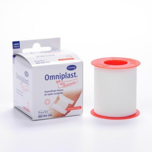 Esparadrapo Omniplast Tela Blanco 5mx2,5cm