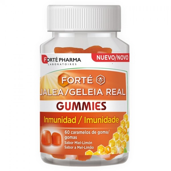 Forte Jalea Real Gummies 60 Caramelos de Goma Sabor Miel Limon