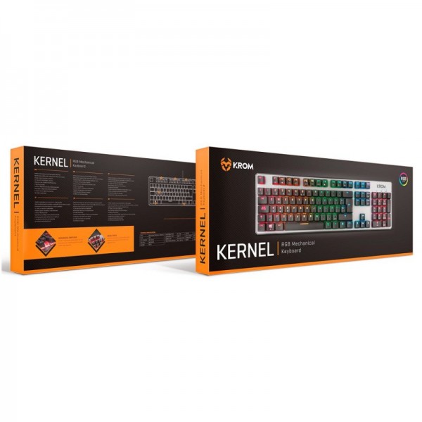 Krom teclado mecánico rgb krom kernel