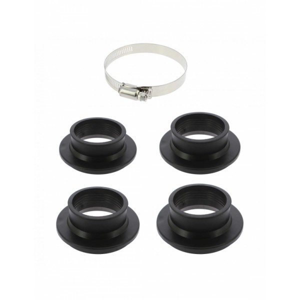 Filtro de Aire Universal para Coche Incluye 4 Adaptadores 60mm 65mm 70mm 77mm Color Carbono