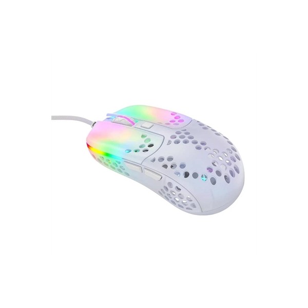 Cherry xtrfy ratón rgb 400-16.000 dpi usb white