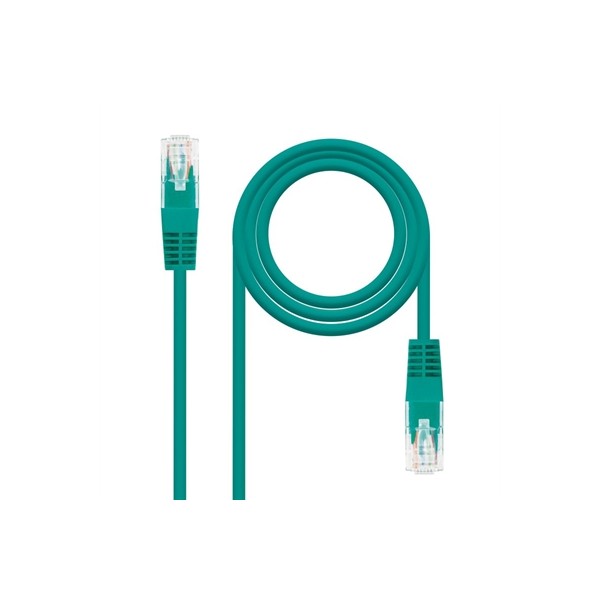 Nanocable latiguillo rj45 cat. 6 utp 1 m verde