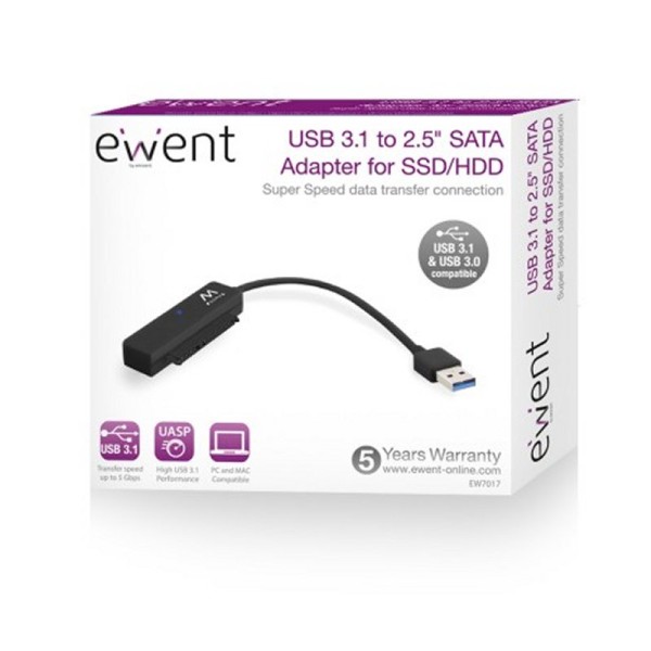 Ewent cable usb 3.1 adp sata 2.5"ssd/hd