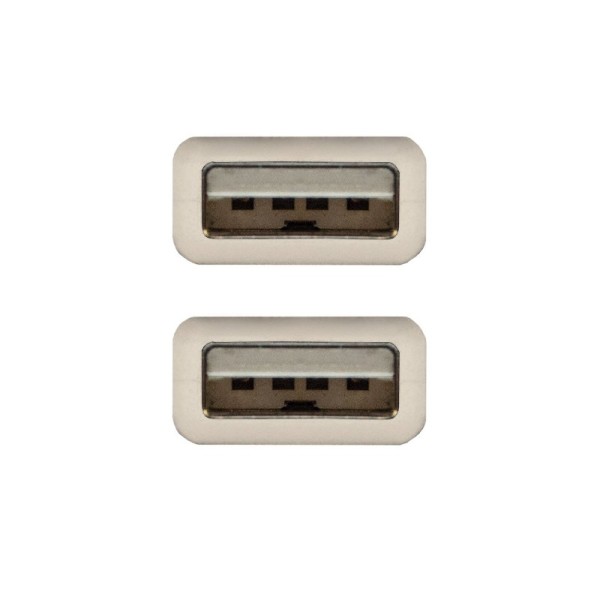 Nanocable cable usb 2.0, tipo a/m-a/m, 2.0 m