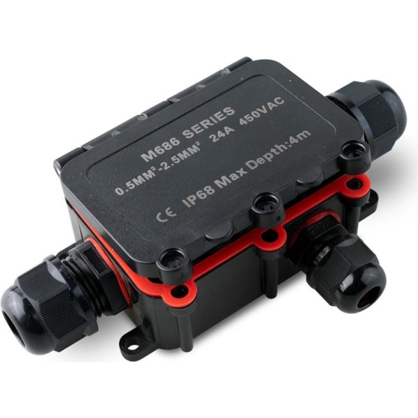 Caja empalme exter.ip68 3prensaestopas