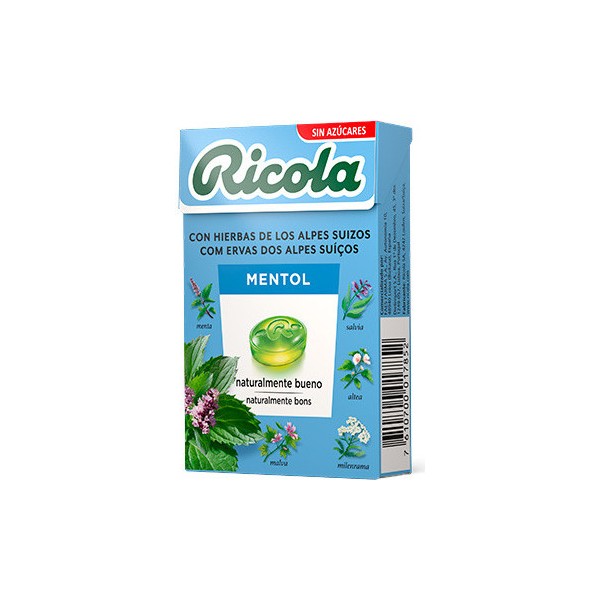Ricola Caramelos Sin Azucar 50 g Sabor Mentol