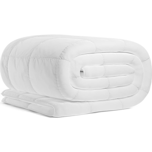 Edredón relleno nórdico nalui warmy e200 blanco 260 x 240 cm