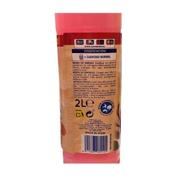 Mihogar Suavizante Concentrado Rosa Mosqueta 80 + 2 Lavados