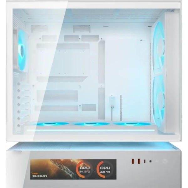 Cougar caja semitorre cfv235 mesh vision white