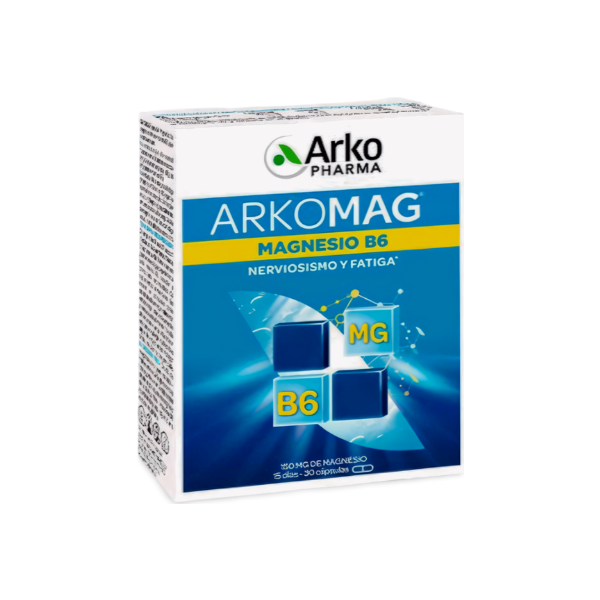 Arkopharma Arkomag Magnesio + Vitamina B6 30 Cápsulas