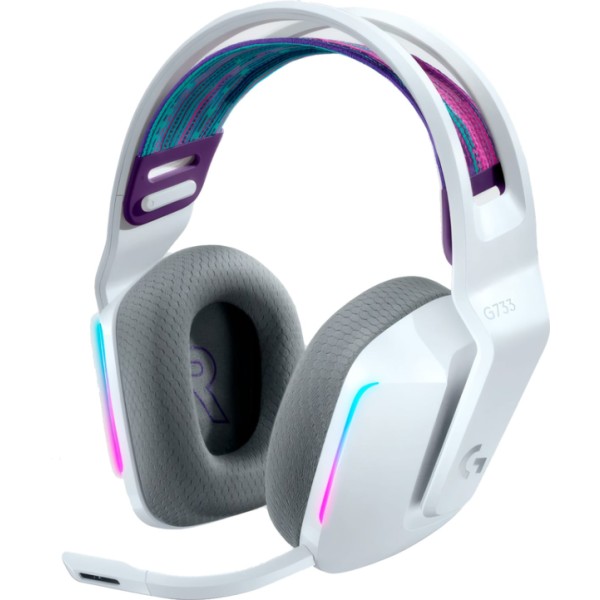 Logitech g733 blanco / auriculares inalámbricos para gaming