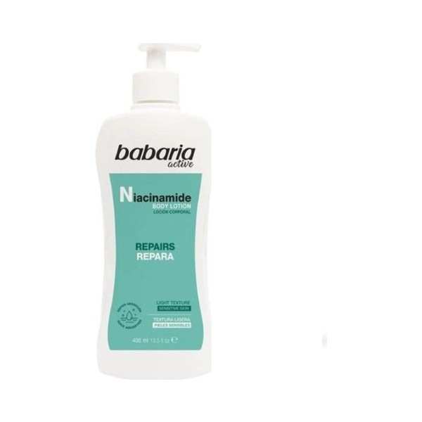 Babaria active niacinamide locion corporal pieles sensibles con difusor 400ml