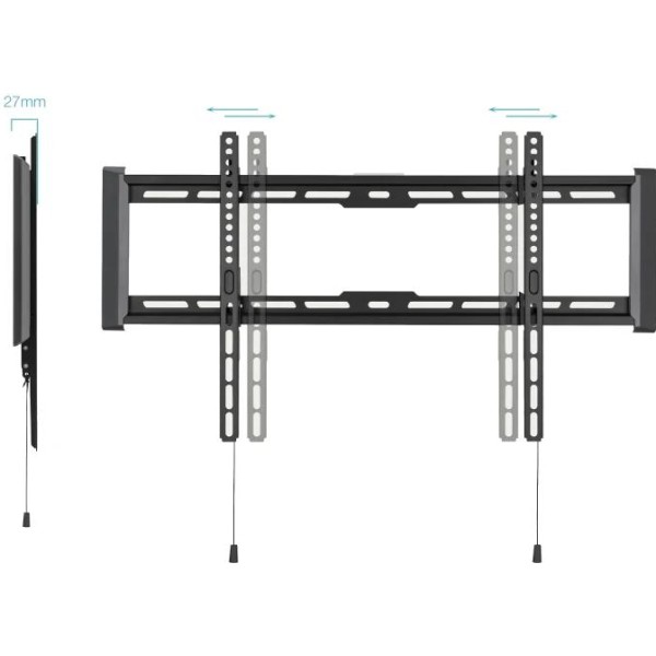 Tooq lp1083f-b soporte fijo 32"-80", negro