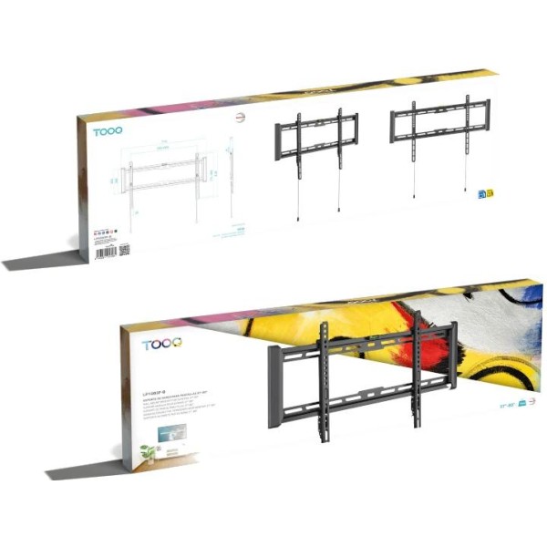 Tooq lp1083f-b soporte fijo 32"-80", negro