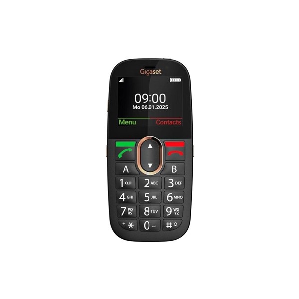 Gigaset móvil senior gl695 4g 2.31" negro + base