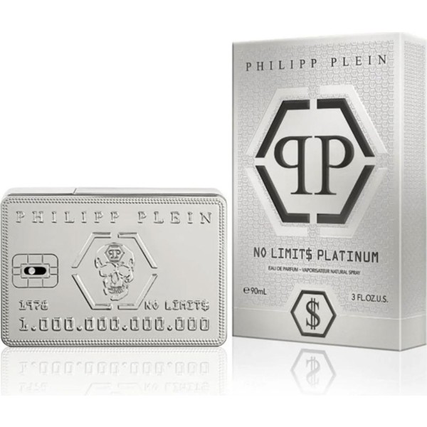 Phillip plein no limits platinum eau de parfum 100ml vaporizador